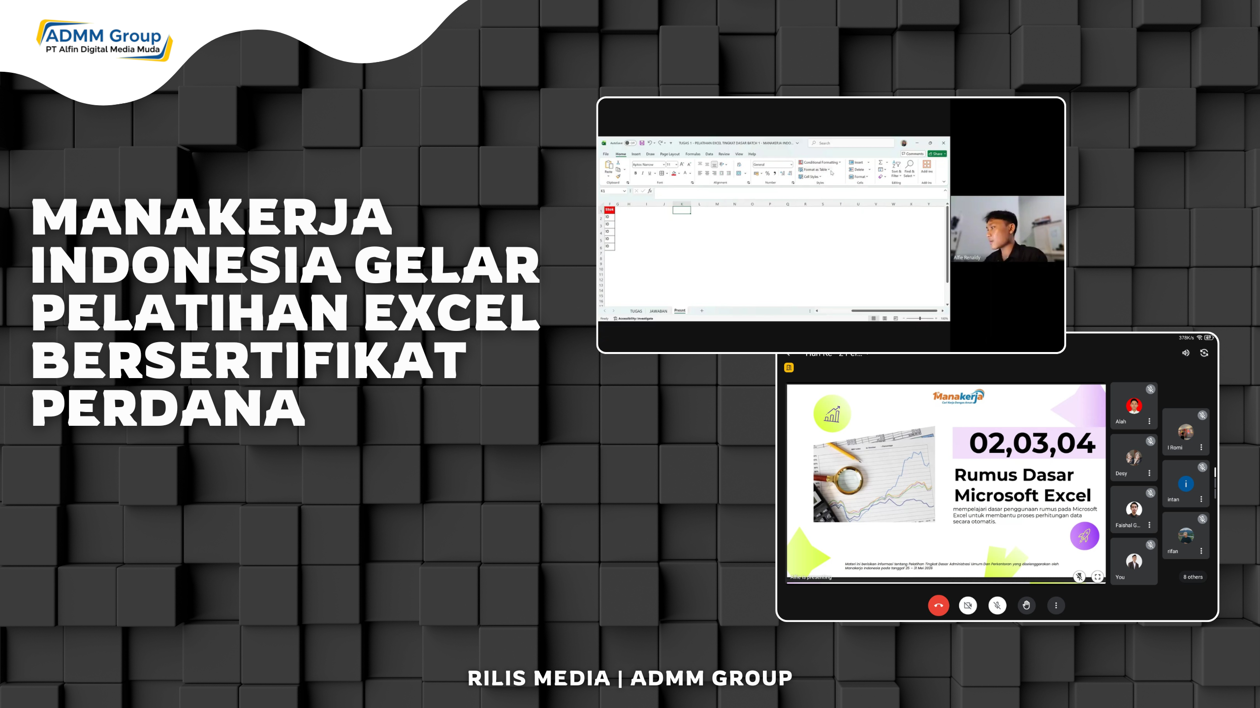 Manakerja Indonesia Sukses Gelar Pelatihan Excel Bersertifikat Perdana, Siapkan Talenta Administrasi Profesional!